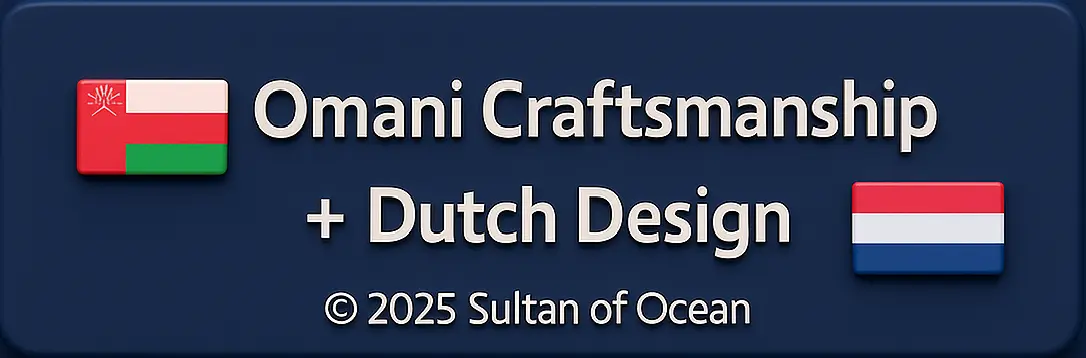 Omani and Dutch Flag